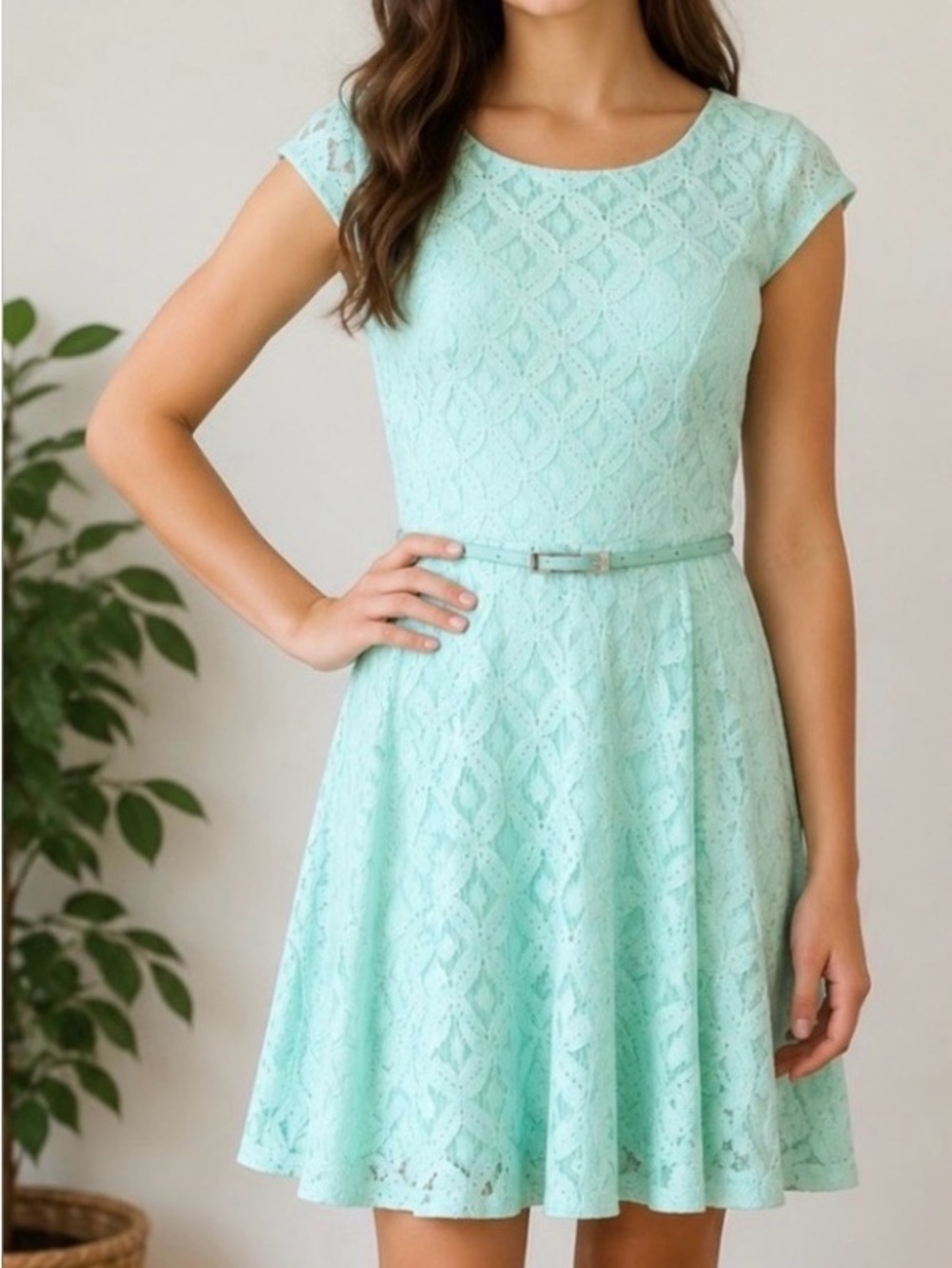 A Buyer Dress Mint Green Sz 9 M Junior